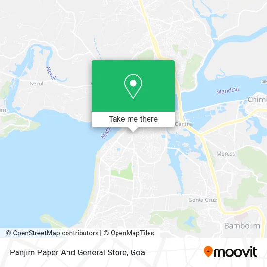 Panjim Paper And General Store map