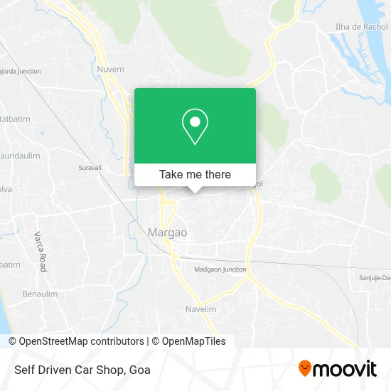 Self Driven Car Shop map