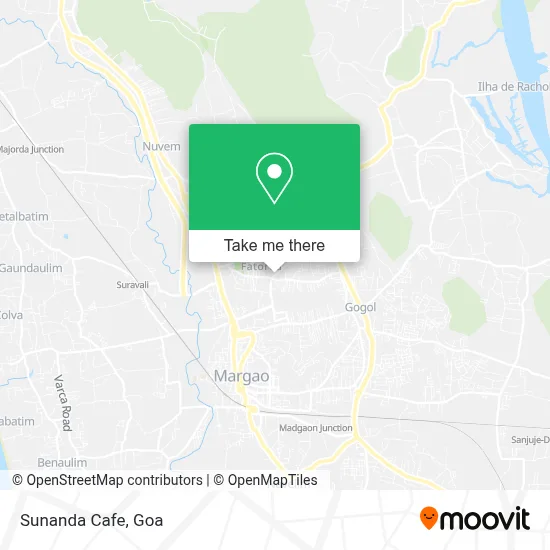 Sunanda Cafe map