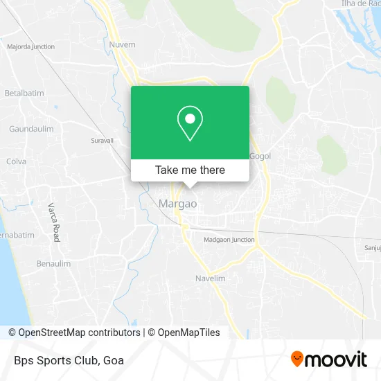 Bps Sports Club map
