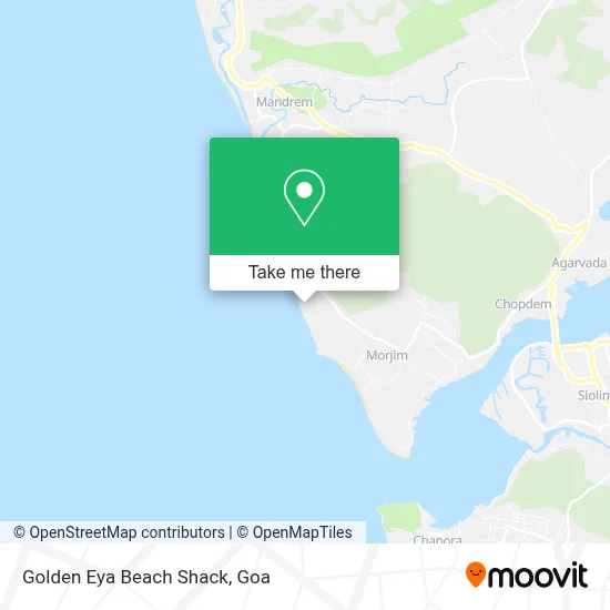 Golden Eya Beach Shack map