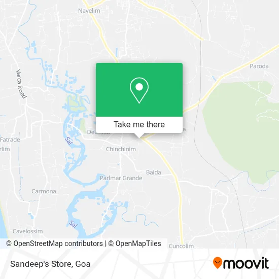 Sandeep's Store map