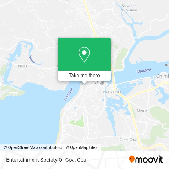 Entertainment Society Of Goa map