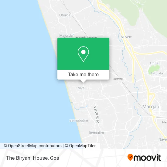 The Biryani House map