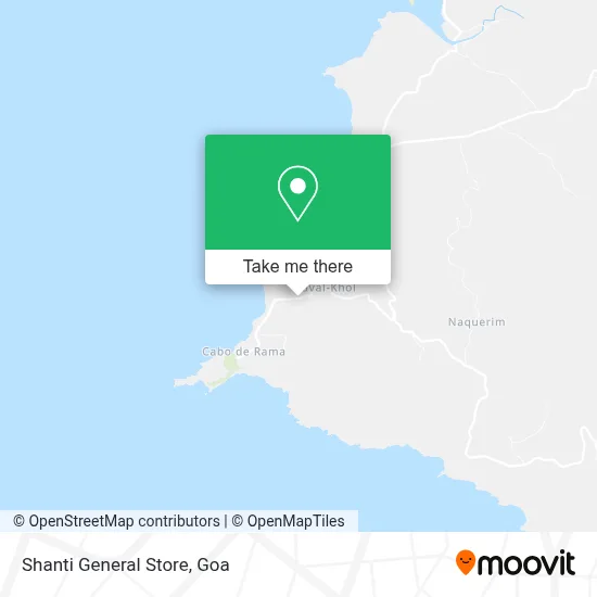 Shanti General Store map