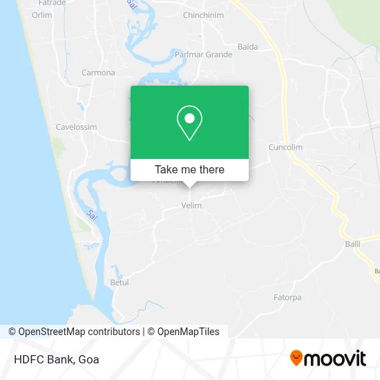 Hdfc Bank map
