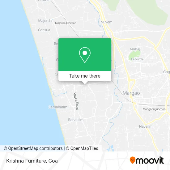 Krishna Furniture map