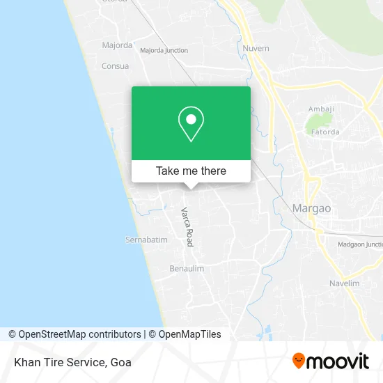 Khan Tire Service map