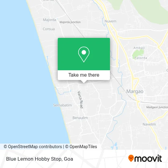 Blue Lemon Hobby Stop map