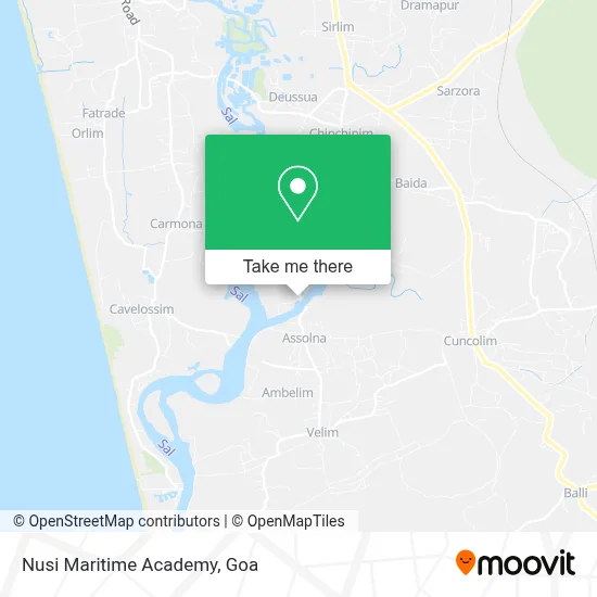 Nusi Maritime Academy map