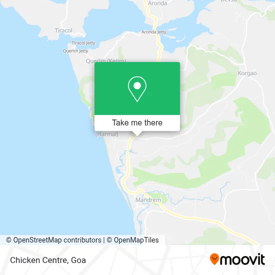 Chicken Centre map
