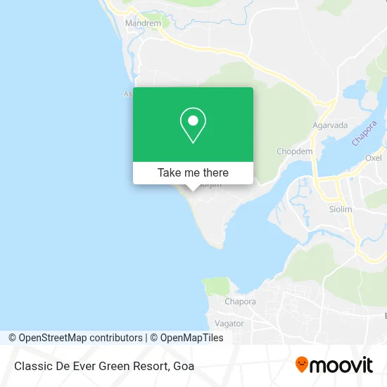 Classic De Ever Green Resort map