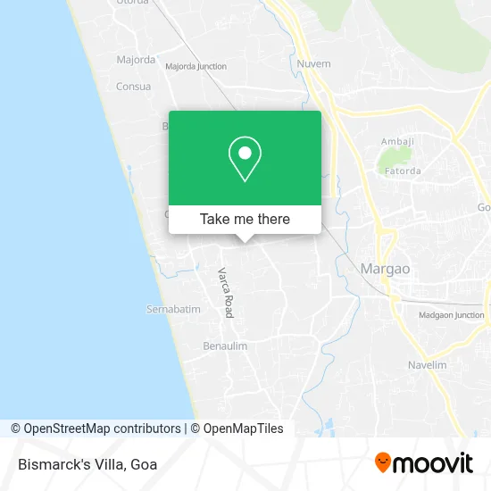 Bismarck's Villa map