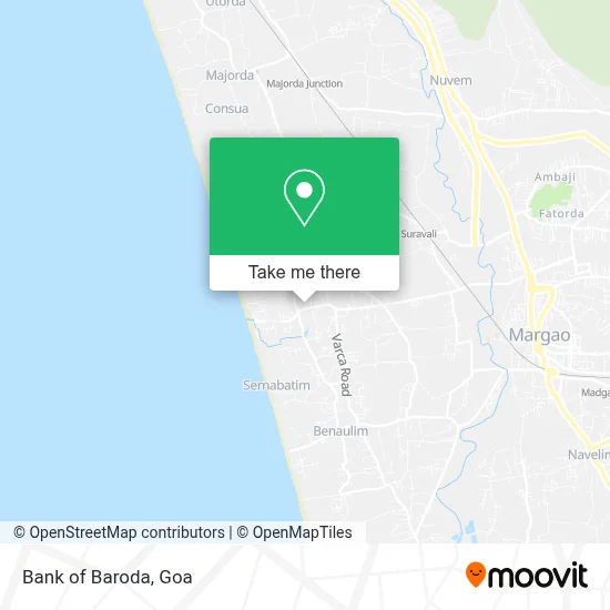 Bank Of Baroda map