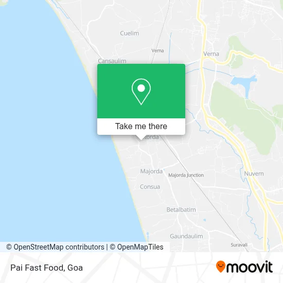 Pai Fast Food map