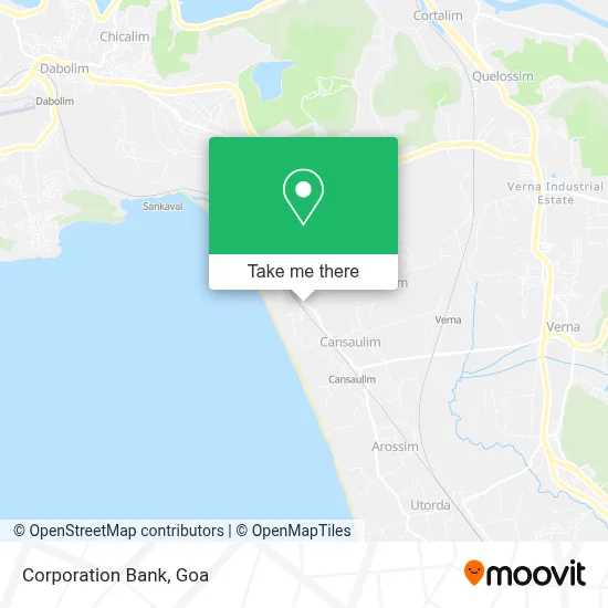 Corporation Bank map