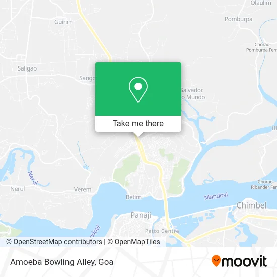 Amoeba Bowling Alley map
