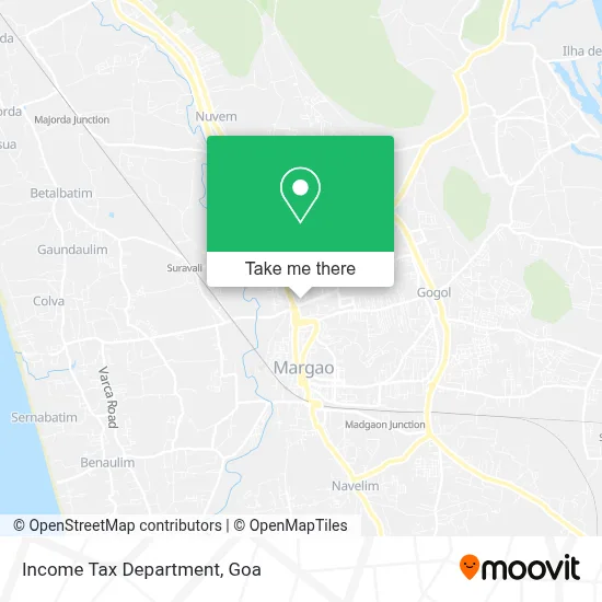 Income Tax Department map