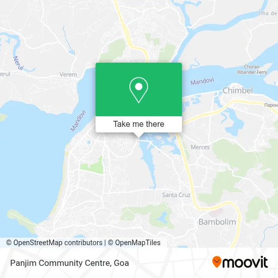 Panjim Community Centre map