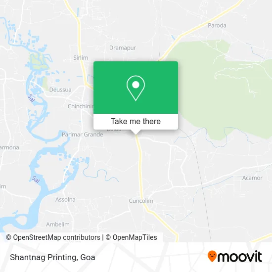 Shantnag Printing map