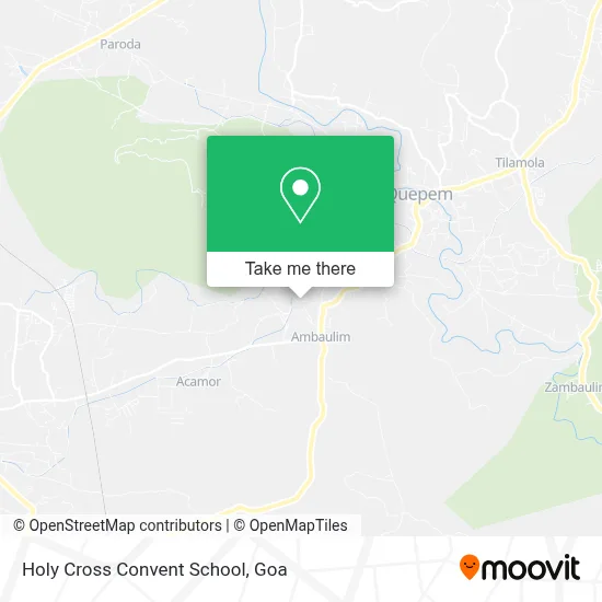 Holy Cross Convent School map