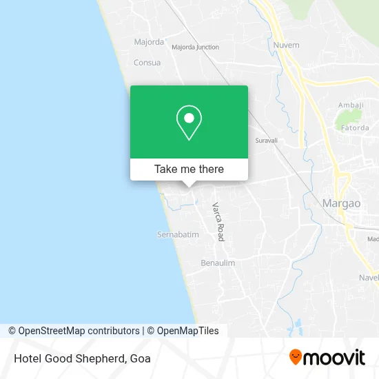 Hotel Good Shepherd map