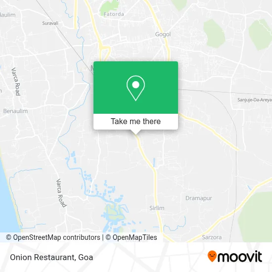 Onion Restaurant map