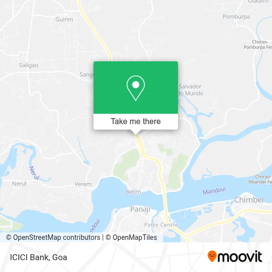 Icici Bank map