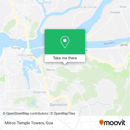 Milroc Temple Towers map