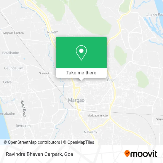 Ravindra Bhavan Carpark map