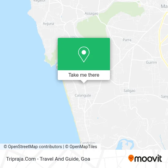 Tripraja.Com - Travel And Guide map