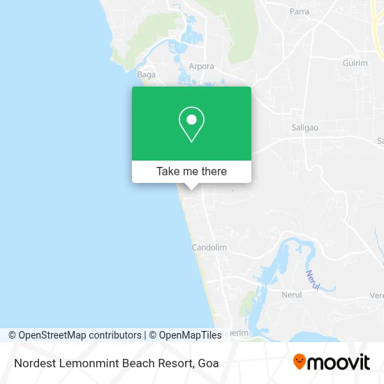 Nordest Lemonmint Beach Resort map