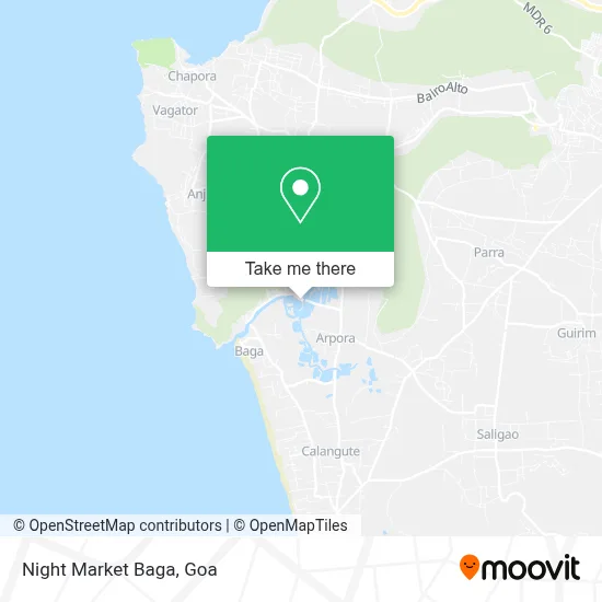Night Market Baga map