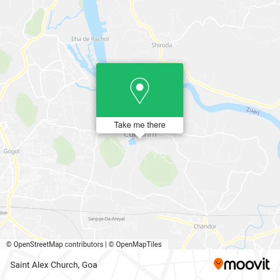 Saint Alex Church map