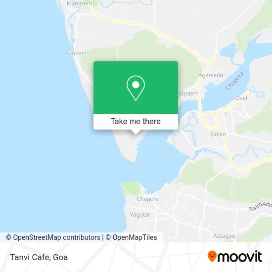 Tanvi Cafe map