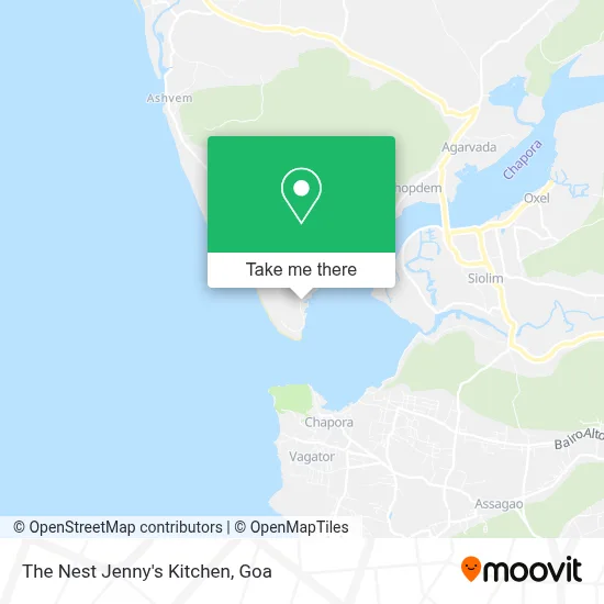 The Nest Jenny's Kitchen map