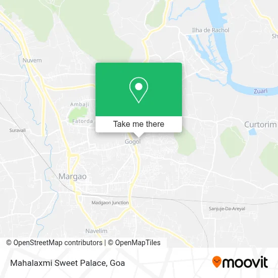 Mahalaxmi Sweet Palace map