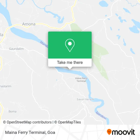 Maina Ferry Terminal map