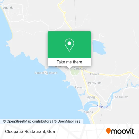 Cleopatra Restaurant map