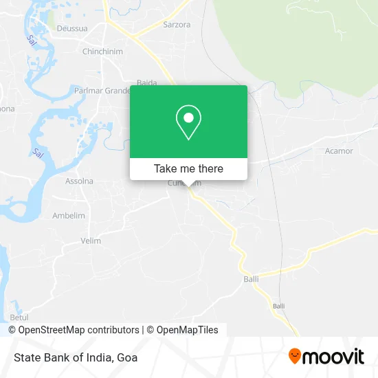State Bank Of India map
