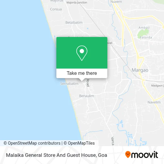 Malaika General Store And Guest House map