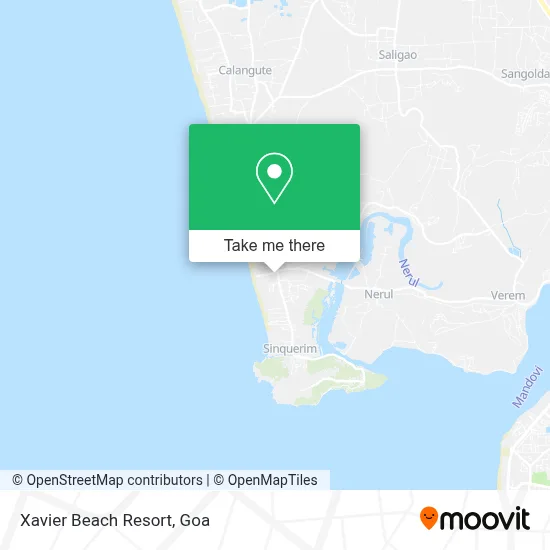 Xavier Beach Resort map