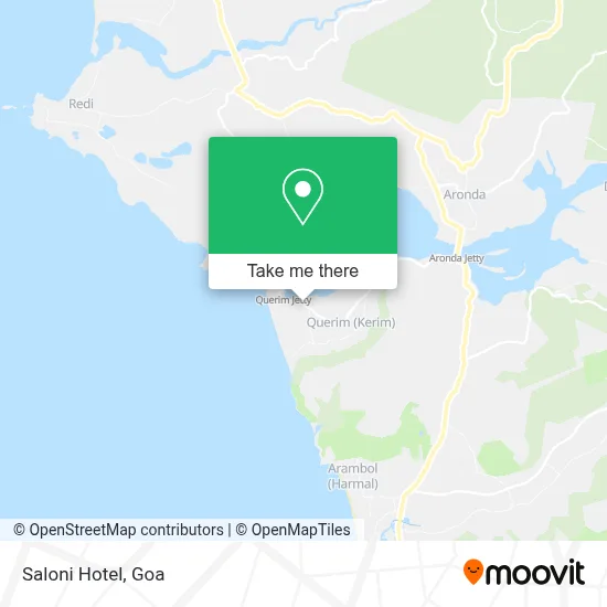 Saloni Hotel map