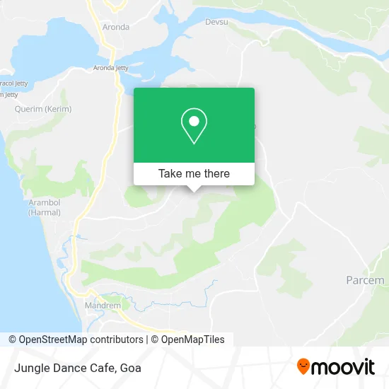 Jungle Dance Cafe map