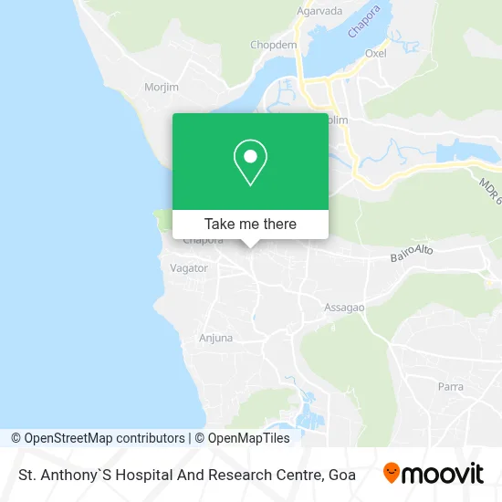 St. Anthony`S Hospital And Research Centre map