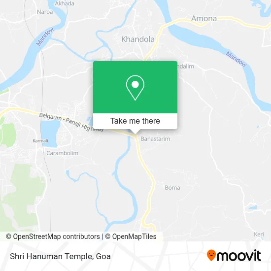 Shri Hanuman Temple map
