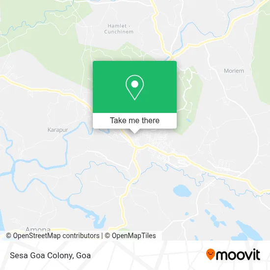 Sesa Goa Colony map