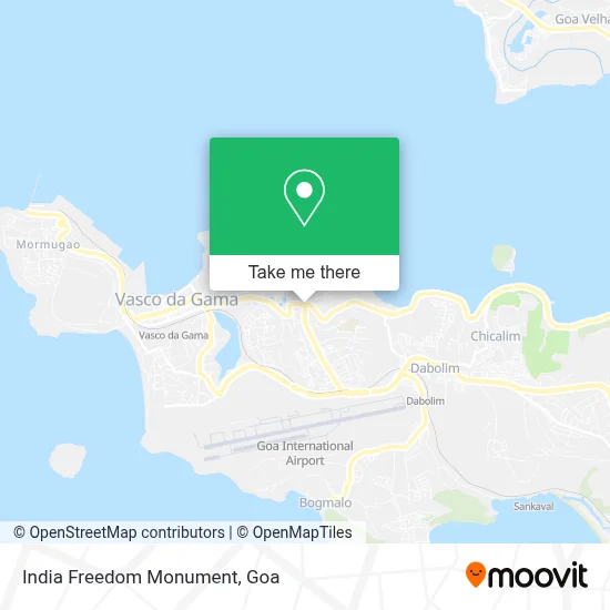 India Freedom Monument map
