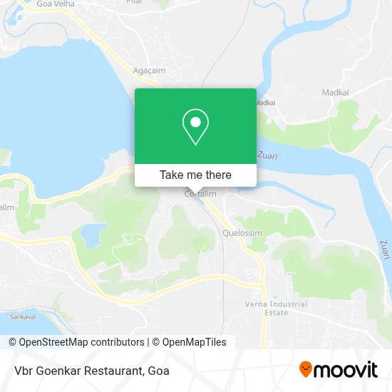 Vbr Goenkar Restaurant map