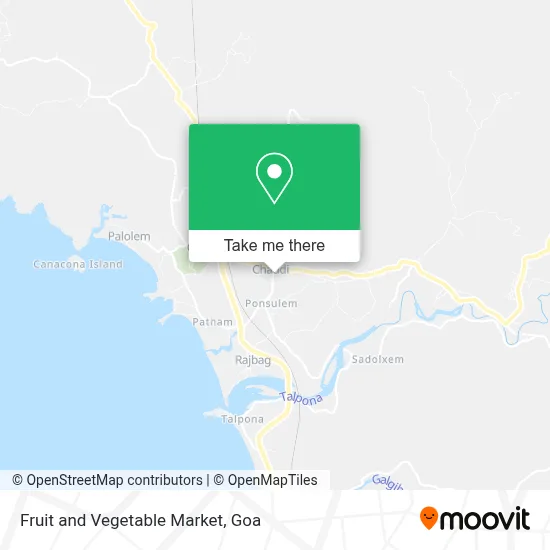 Fruit And Vegetable Market map